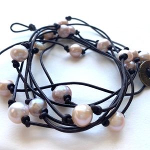 Multi strand Pearl Bracelet/Necklace